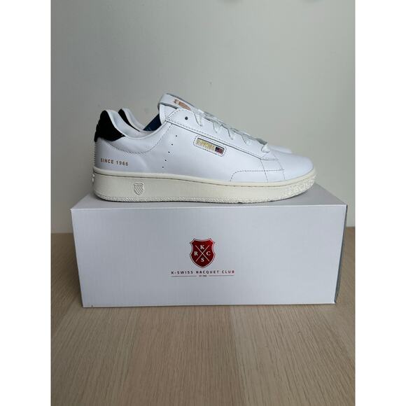 K-Swiss x Anwar Carrots Slamm Klub White Sneaker - Size 7.5M - NEW - Picture 1 of 9
